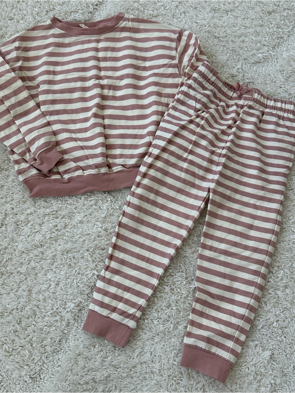 Quincy Mae Relaxed Crew Sweatshirt & Pants Set